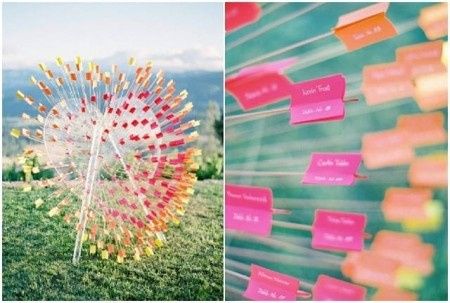 60 idee per il tuo matrimonio: segnaposti e tableau