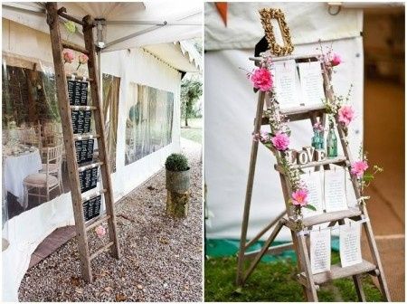 60 idee per il tuo matrimonio: segnaposti e tableau