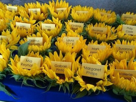 Consigli tableau de mariage tema girasole