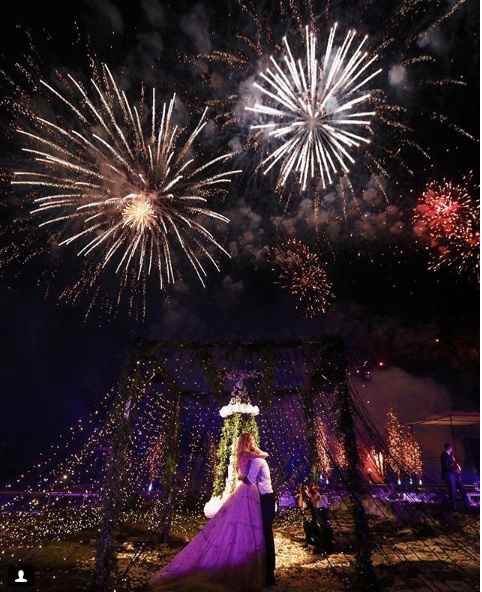 Fuochi d'artificio per le nozze sì o no?