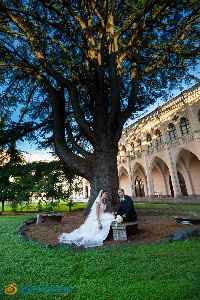 Interno giardino e chiostro Chiesa delle Suore Francescane a Grottaferrata