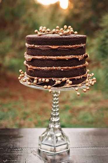 Naked cake con dulce de leche