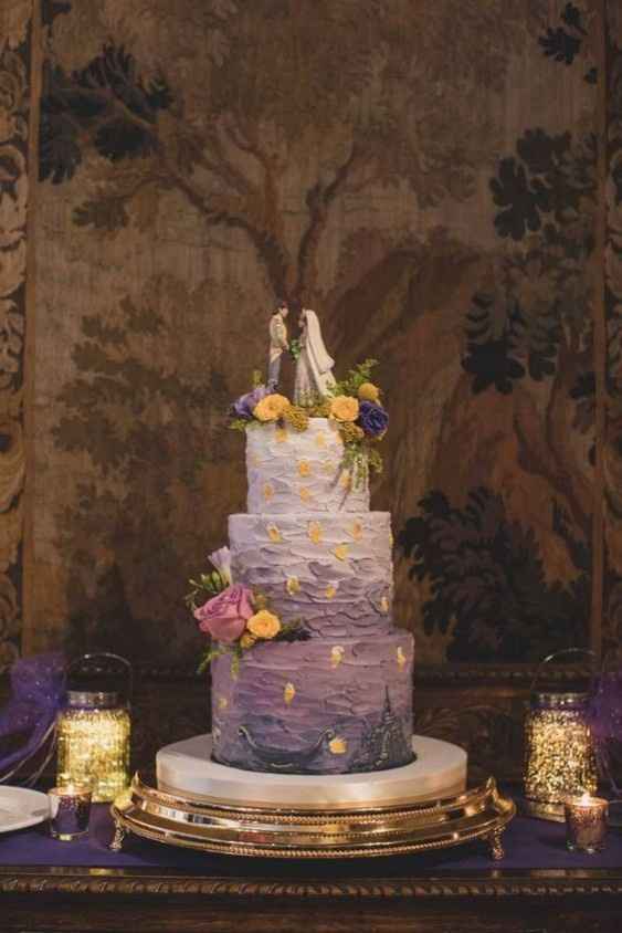 Torta nuziale a tema Disney Rapunzel