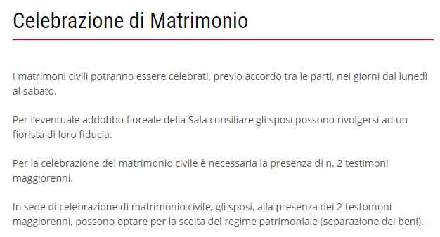 Matrimonio civile a Floridia