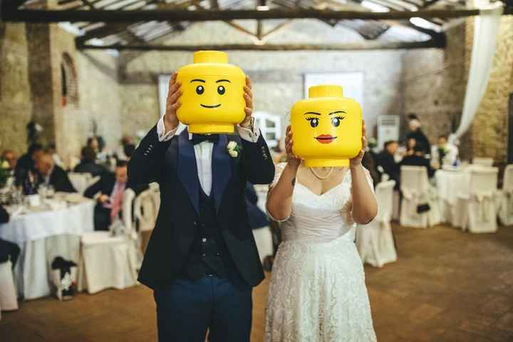 Matrimonio a tema Lego