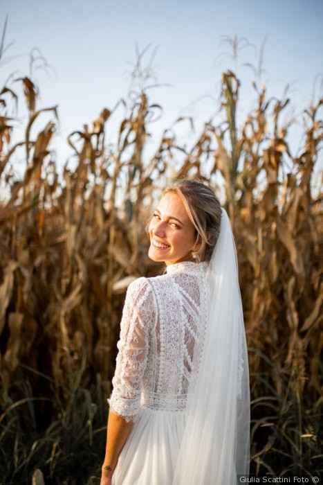 Dettaglio abito da sposa