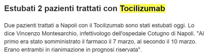 Una buona notizia.  Finalmente - 1