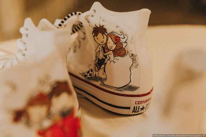 Sposa in converse personalizzate: vi piace l'idea? - 1