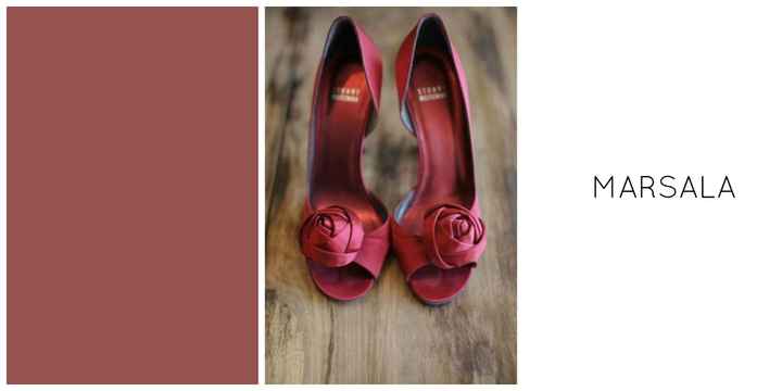 Look sposa in base ai colori di tendenza del 2015 - Le scarpe vol.1