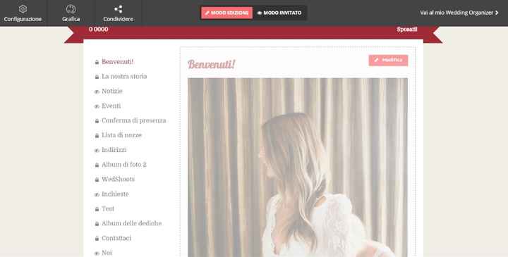 nuovo wedding site