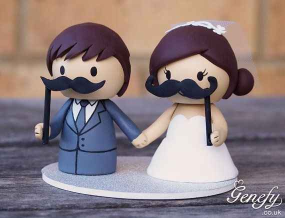 7 look per 7 spose- Wedding Cake Topper