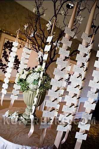 Tableau de mariage e segnaposto originale in stile shabby chic 