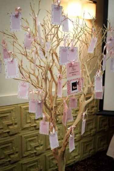 Tableau de mariage e segnaposto originale in stile shabby chic 