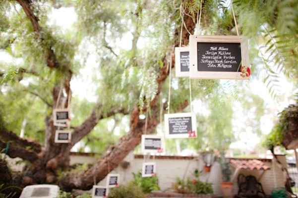 Tableau de mariage e segnaposto originale in stile shabby chic 