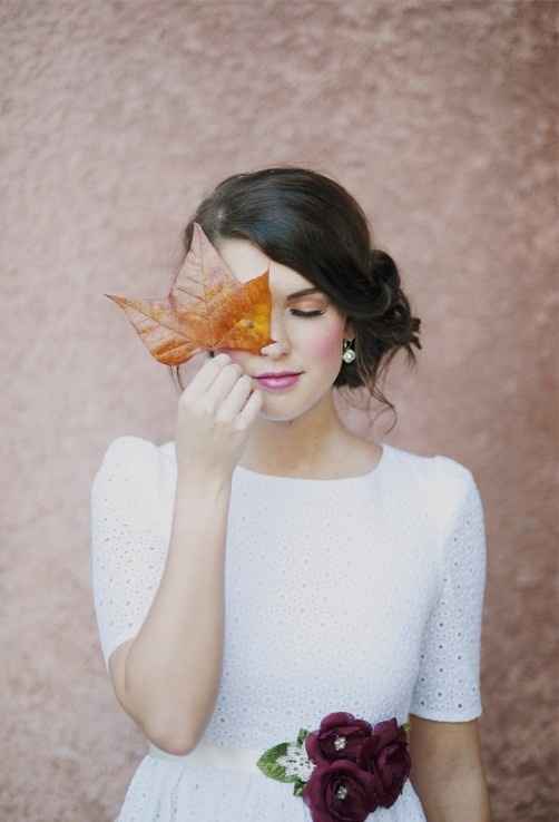 Matrimonio in autunno - il trucco della sposa