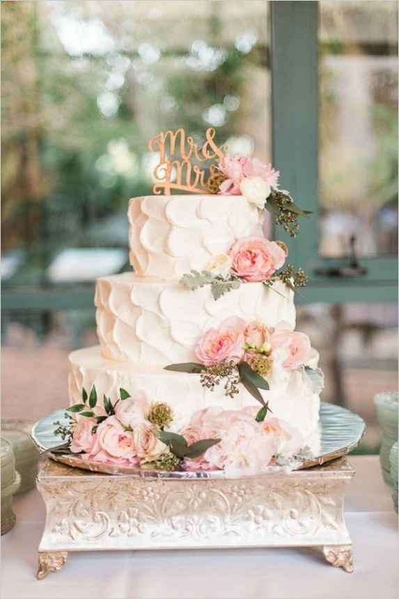 Matrimonio in autunno - la torta nuziale