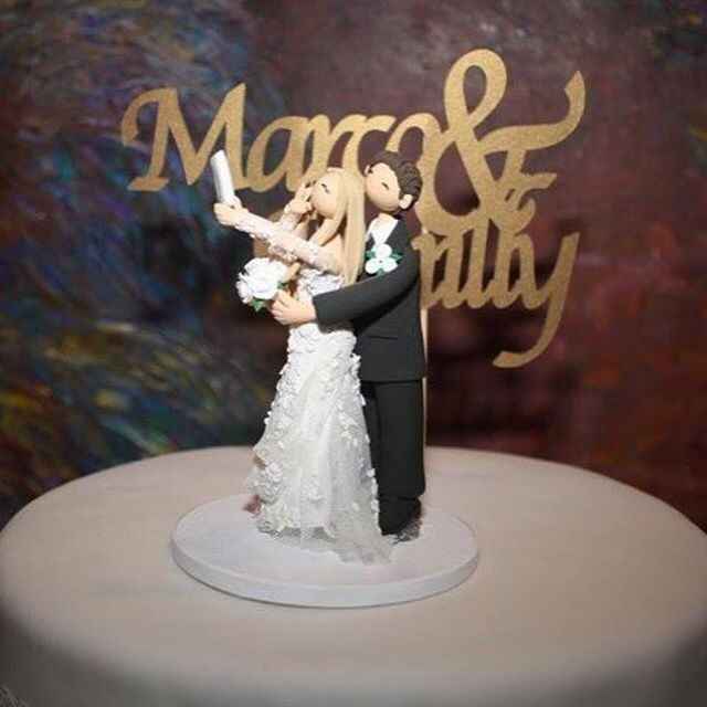 Che tipo di sposa sei? - il cake topper degli sposi