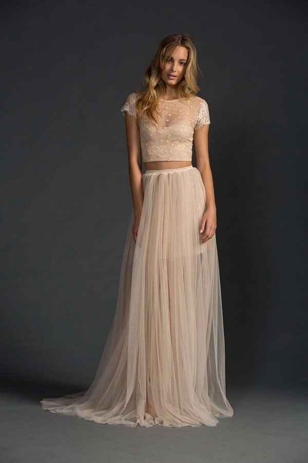 Abiti da sposa Crop Top n. 22