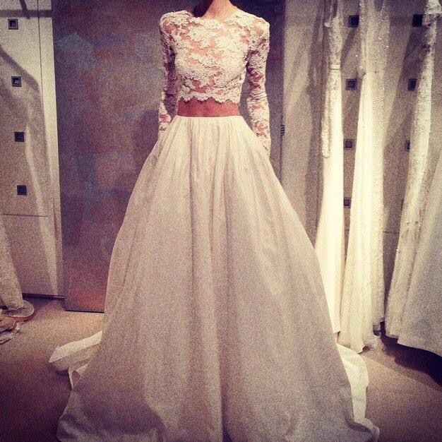 Abiti da sposa Crop Top n. 28