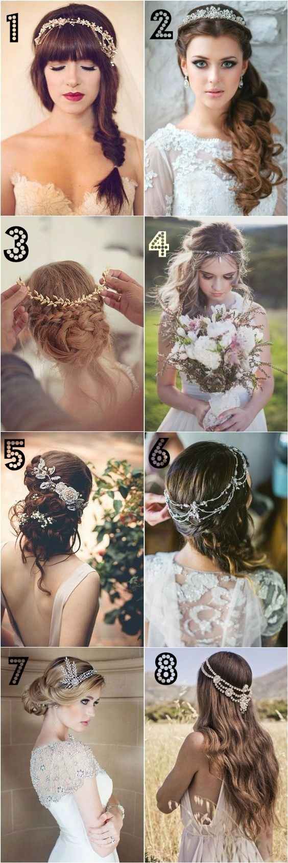 Crea il tuo look sposa - accessori capelli sposa