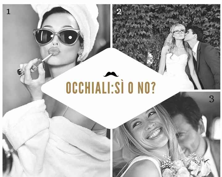 Crea il tuo look sposa - occhiali