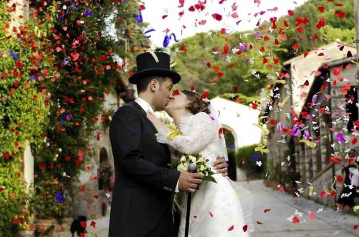 Il tuo elemento sposa è - lancio uscita cerimonia