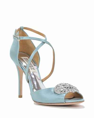 SARI STRAPPY SATIN EVENING SHOE badgley Mischka