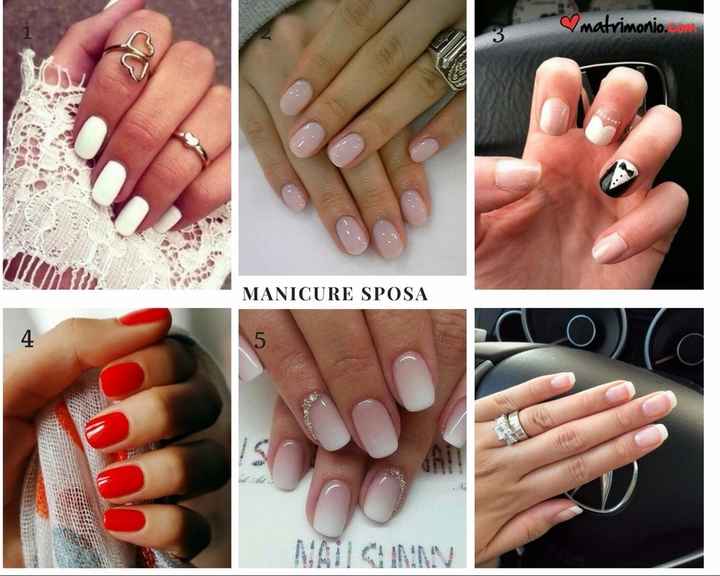 Per quale manicure opterai per terminare il tuo look sposa