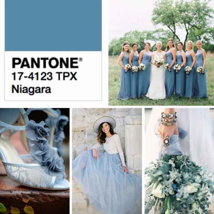 Niagara: colore di nozze - Pantone 2017