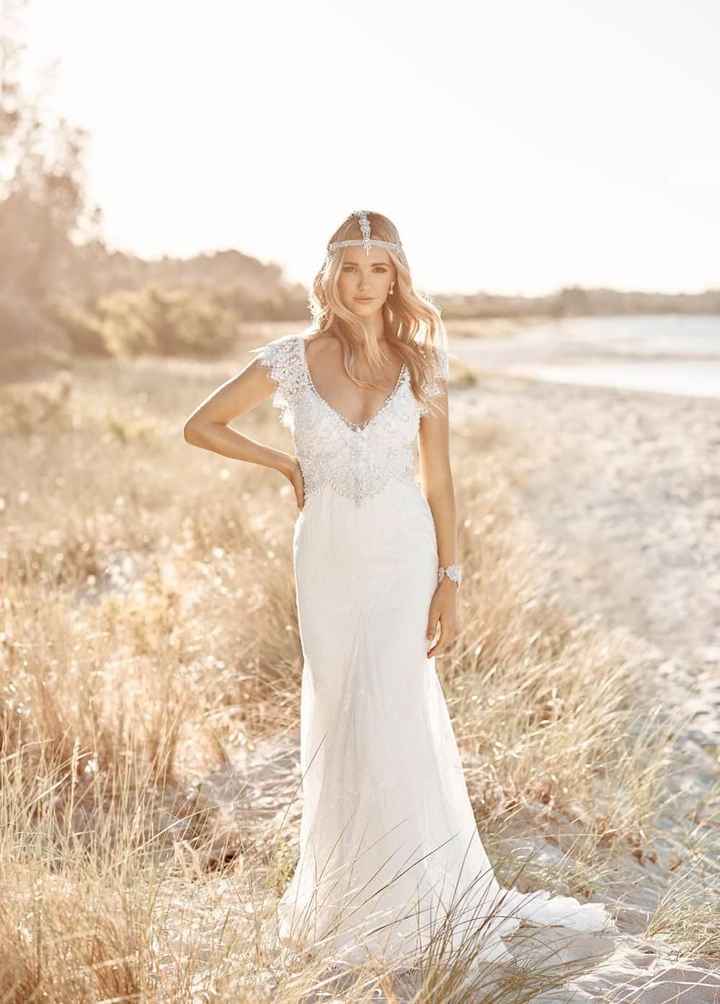 B) Abito da sposa ANNA CAMPBELL 2017