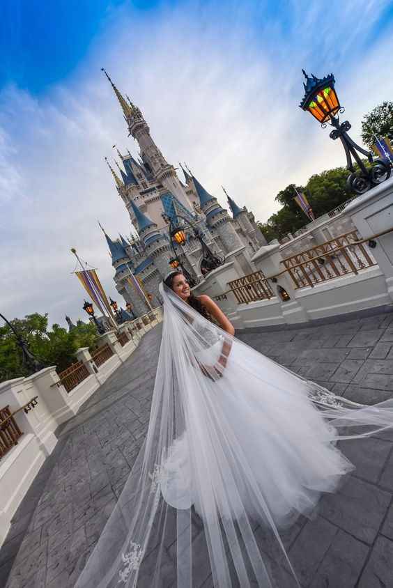 WEDDING VEIL DISNEY PRINCESS