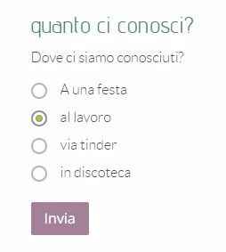 come funziona il test di matrimonio.com