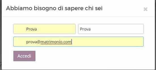 come funziona il test di matrimonio.com