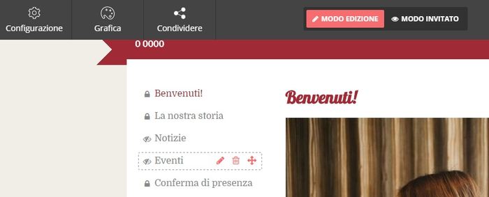 nuovo wedding site