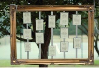Tableau de mariage e segnaposto originale in stile shabby chic