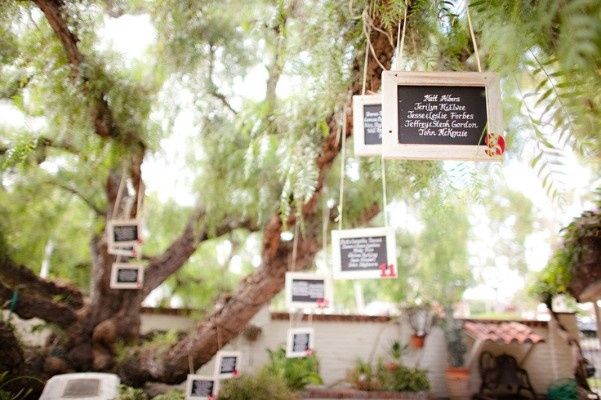 Tableau de mariage e segnaposto originale in stile shabby chic