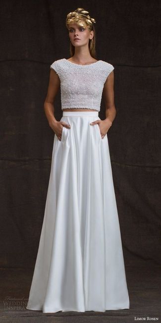 Abiti da sposa Crop Top n. 10