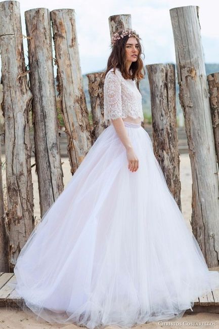 Abiti da sposa Crop Top n. 20