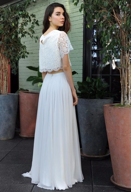 Abiti da sposa Crop Top n. 31