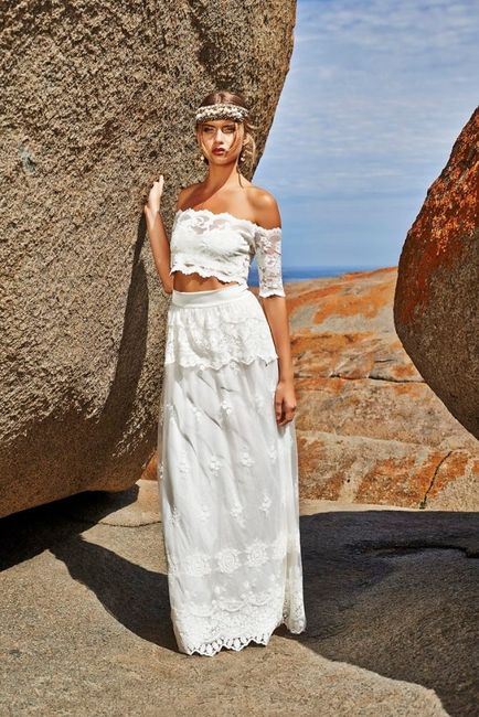 Abiti da sposa Crop Top n. 34