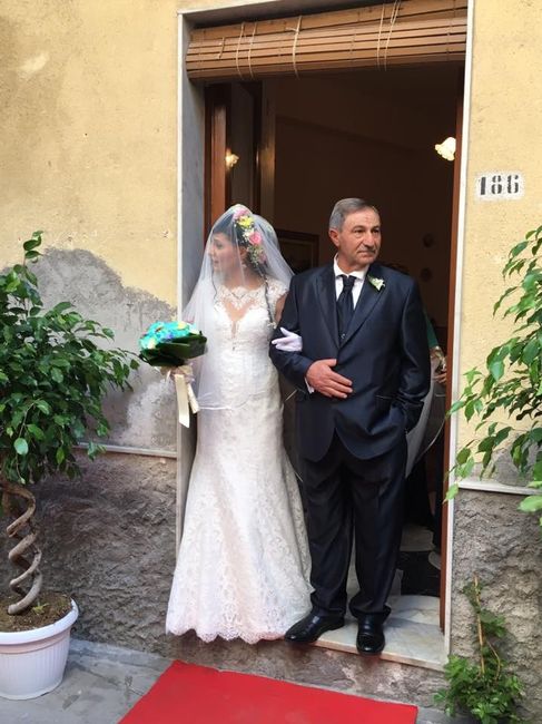 questo è il mio papy ed io all'uscita da casa dei miei 