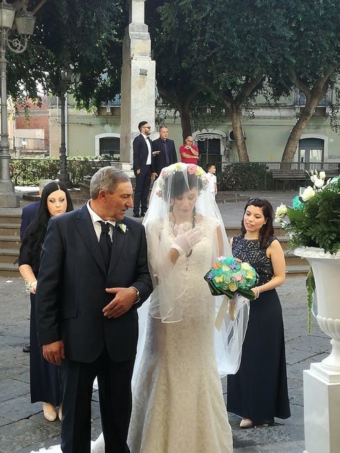 commozione all'entrata