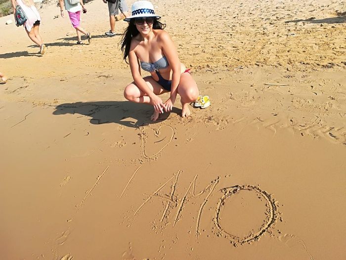 spiaggia fina ma sporca #lovetime
