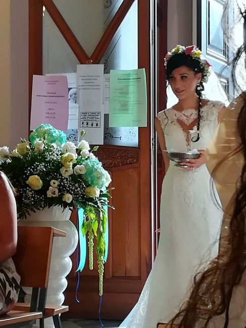 blu e tiffany dagli inviti ai libretti chiesa dagli addobbi floreali alla giacca di mia mamma alle m