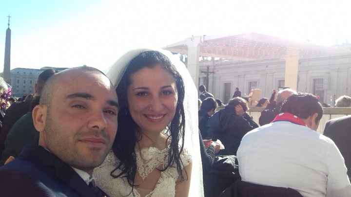 Siamo vicinissimi al palchetto del papa a sx bellissimo