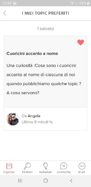 Cuoricini accanto a nome - 1