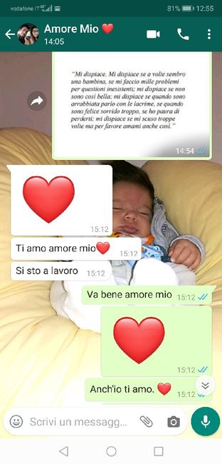 Condividi lo screenshot dell'ultimo messaggio che vi siete inviati 4