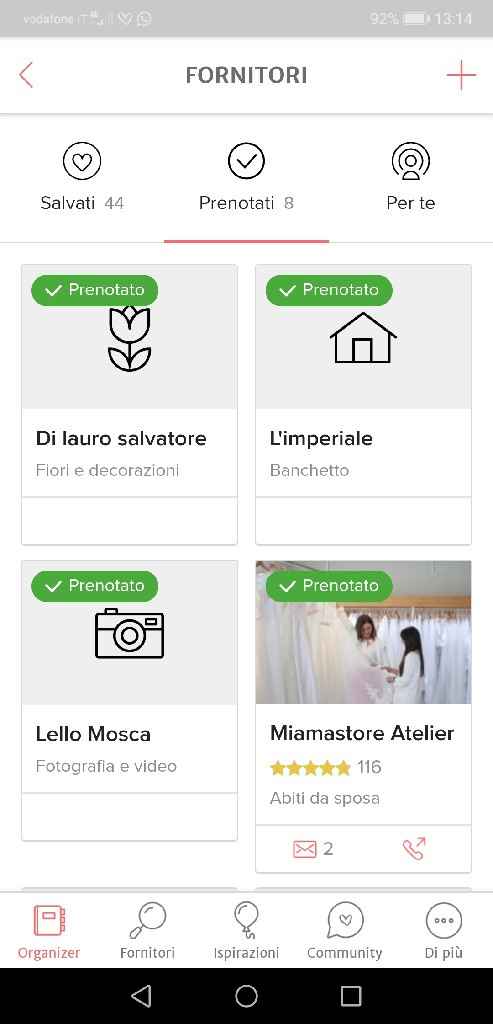 Condividi lo screenshot dei tuoi fornitori - 1