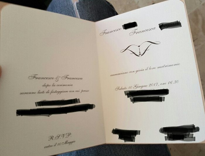 Partecipazioni ritirate!!!! 😍😍😍 - 2