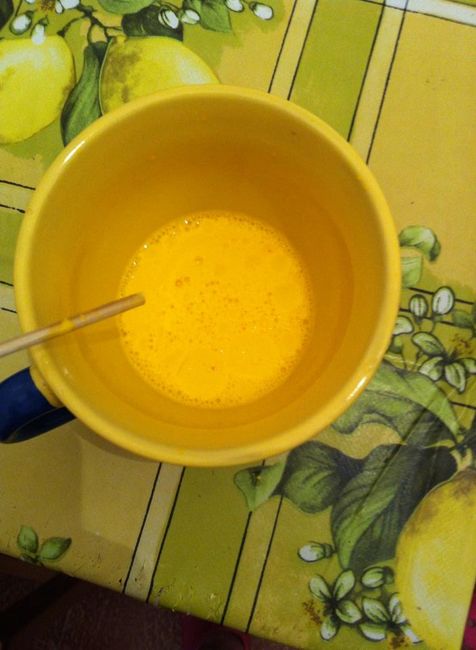 colorante alimentare e aceto